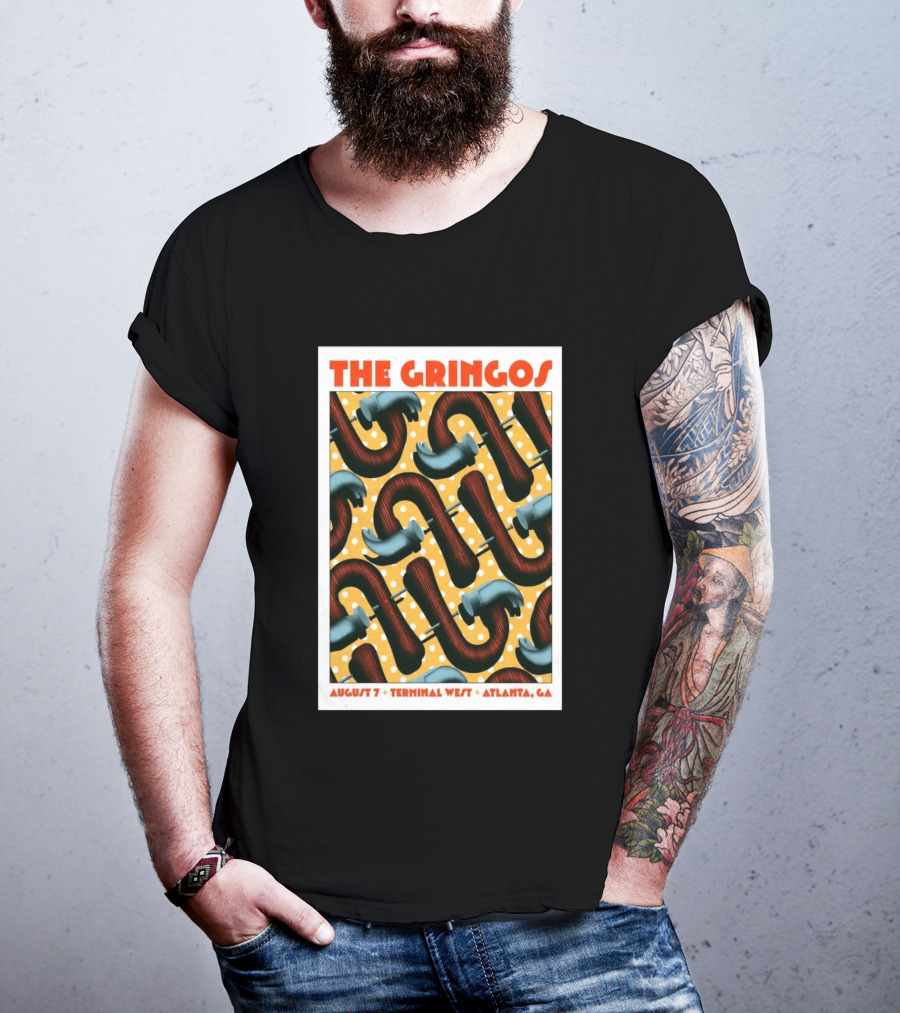 The Gringos August 7 2026 Terminal West Atlanta GA T-Shirt