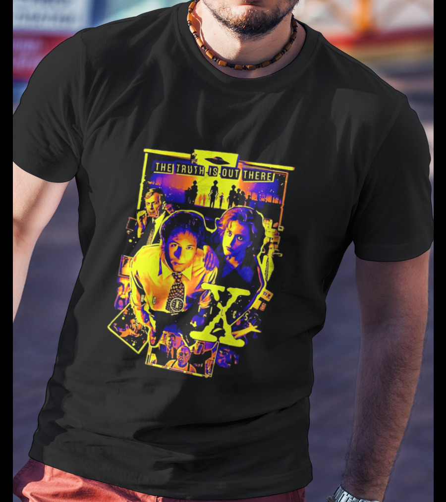 The Truth Is Out There The X Files Mulder Scully 90s TV Series T-Shirt