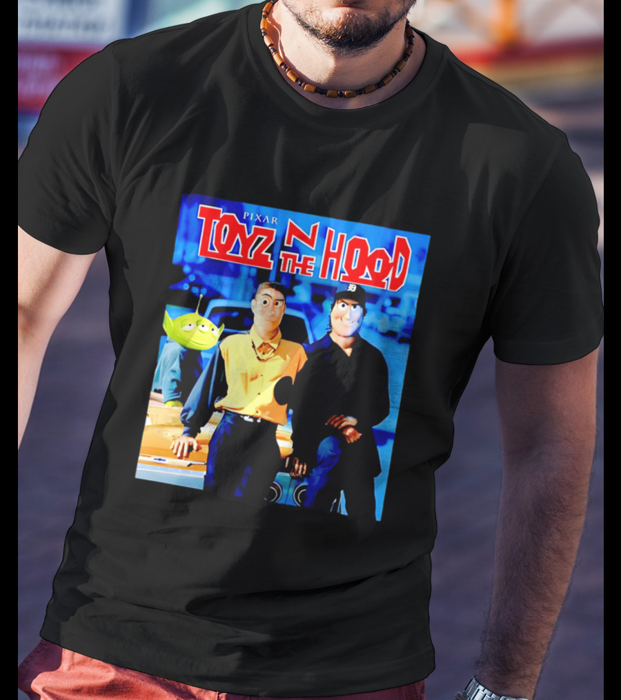 Pixar Toyz N The Hood Parody Toy Story Characters T-Shirt