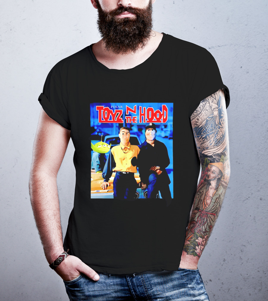 Pixar Toyz N The Hood Parody Toy Story Characters T-Shirt