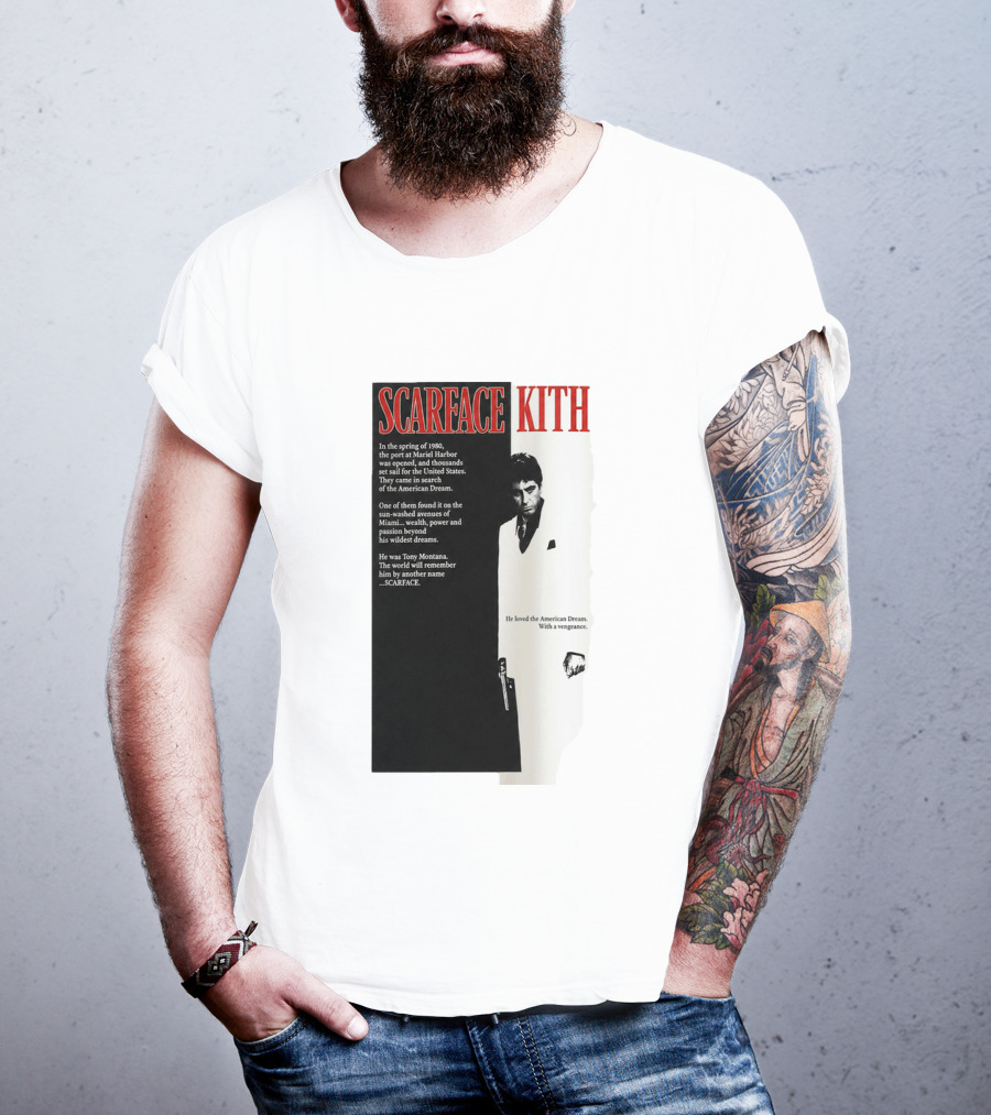 Scarface Kith Tony Montana American Dream 1980 T-Shirt