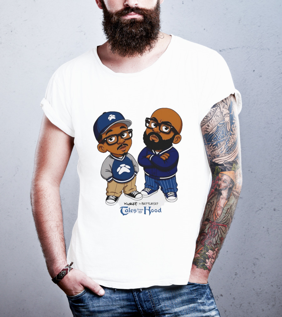 Kurupt DJ Battlecat Tales From My Hood Characters T-Shirt