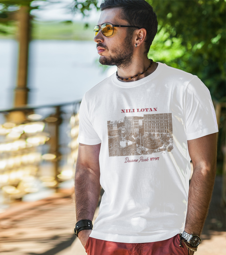 Nili Lotan Duane Park 1797 Architecture Scene T-Shirt