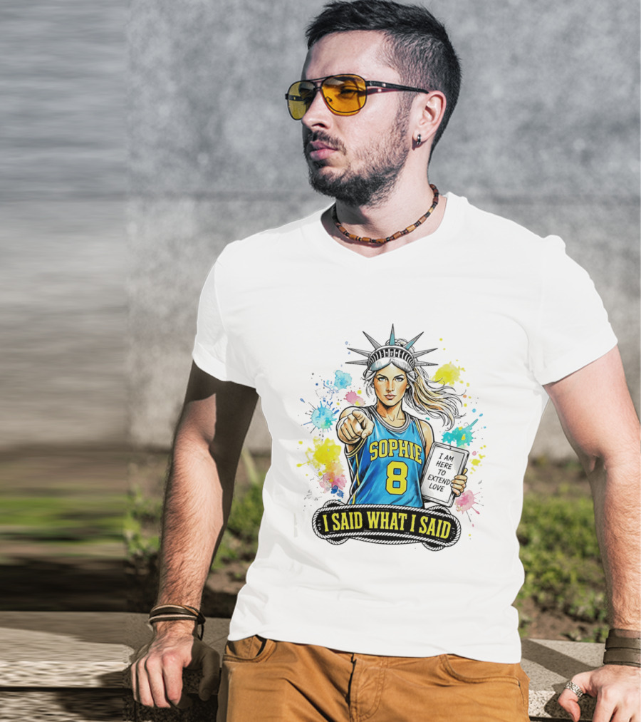 Sophie Cunningham Liberty Number 8 Jersey I Said What I Said Extend Love T-Shirt