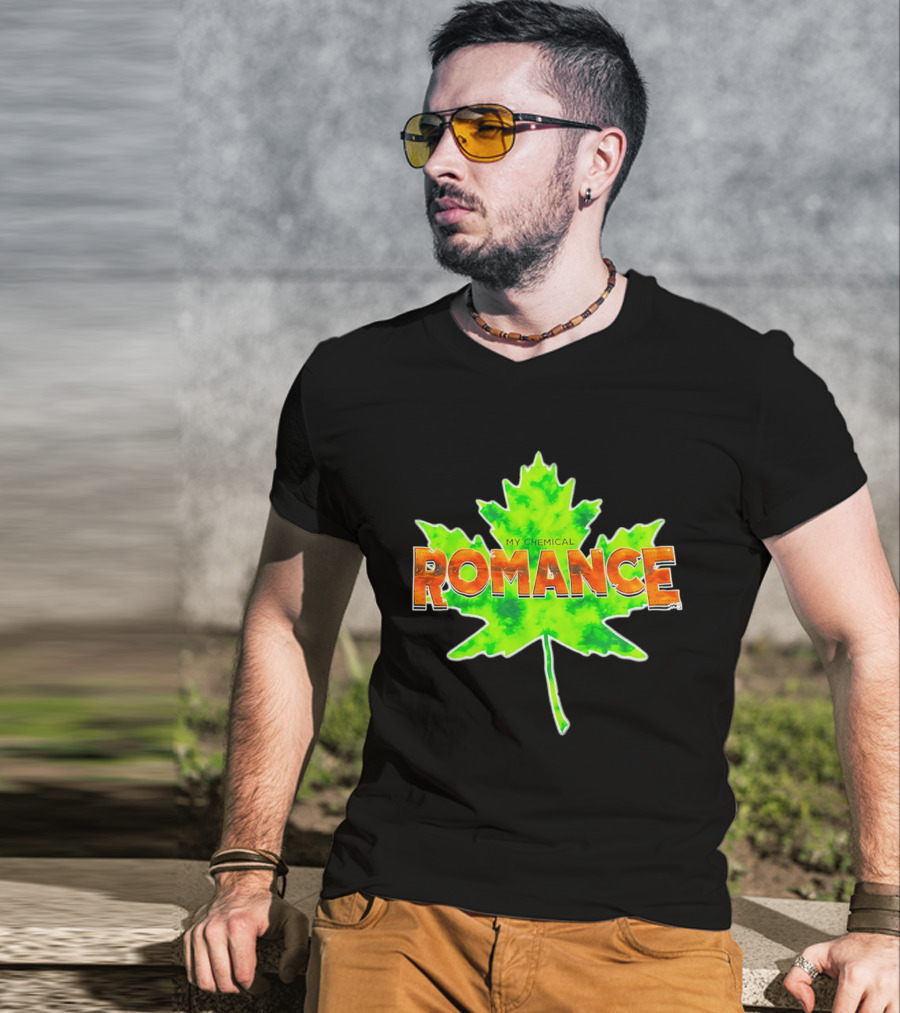 My Chemical Romance Maple Leaf Bright T-Shirt