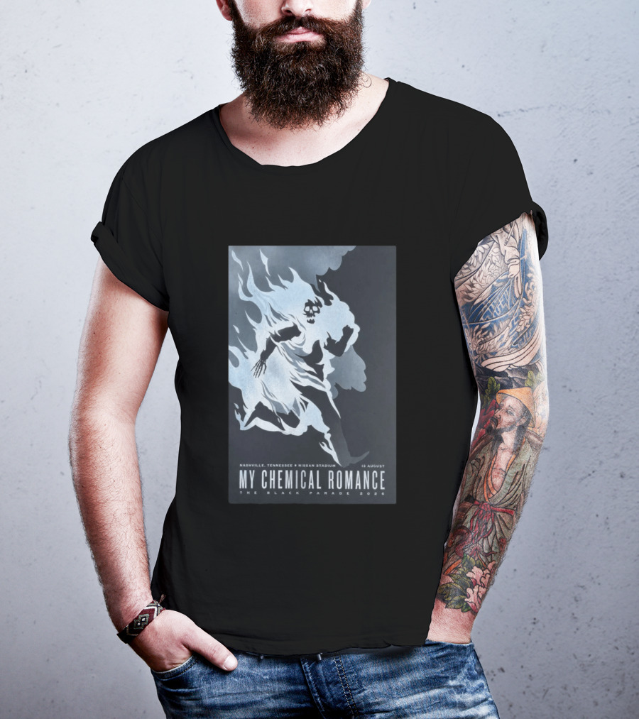 My Chemical Romance The Black Parade 2026 Nashville Nissan Stadium 13 August T-Shirt