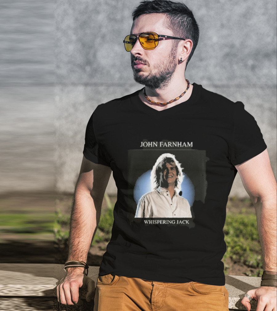 John Farnham Whispering Jack Photo Vintage Album Cover T-Shirt
