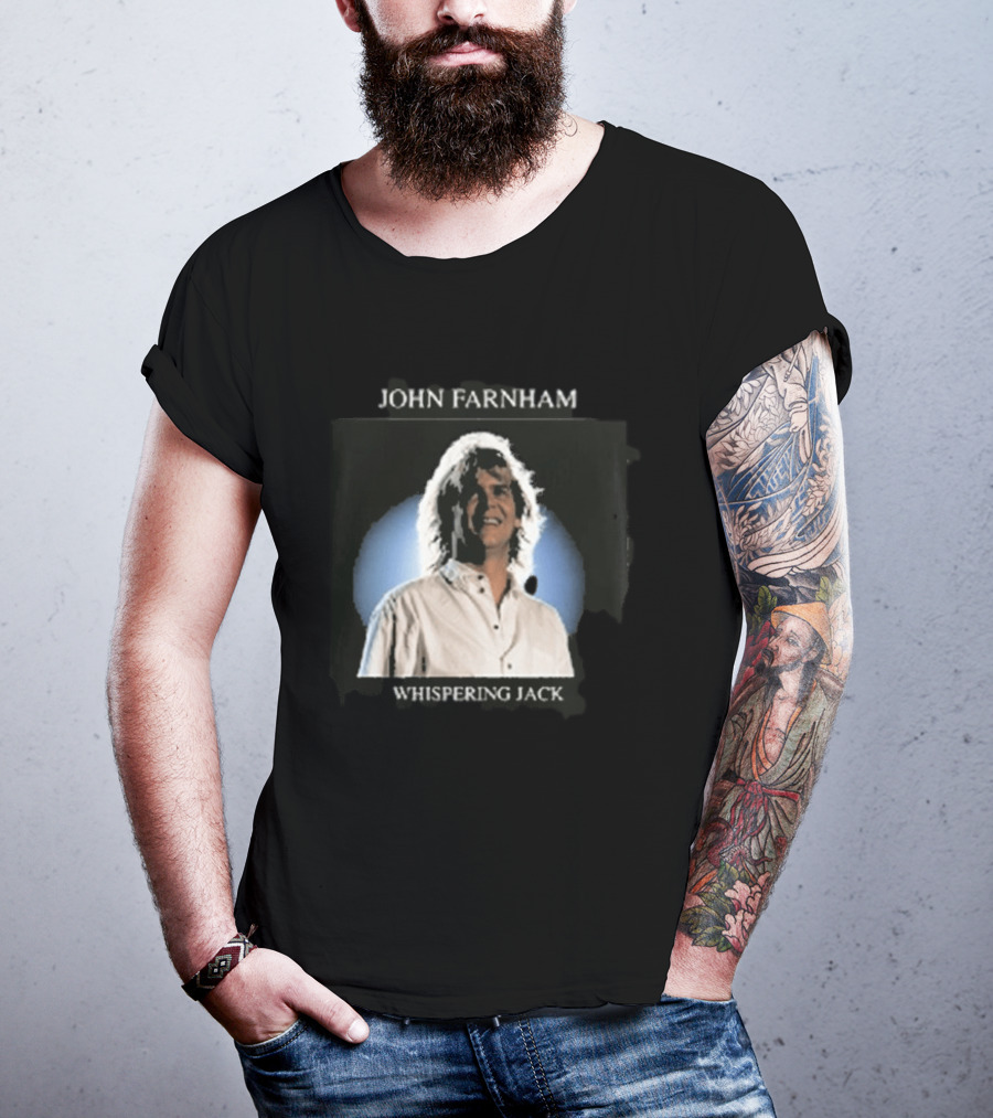 John Farnham Whispering Jack Photo Vintage Album Cover T-Shirt