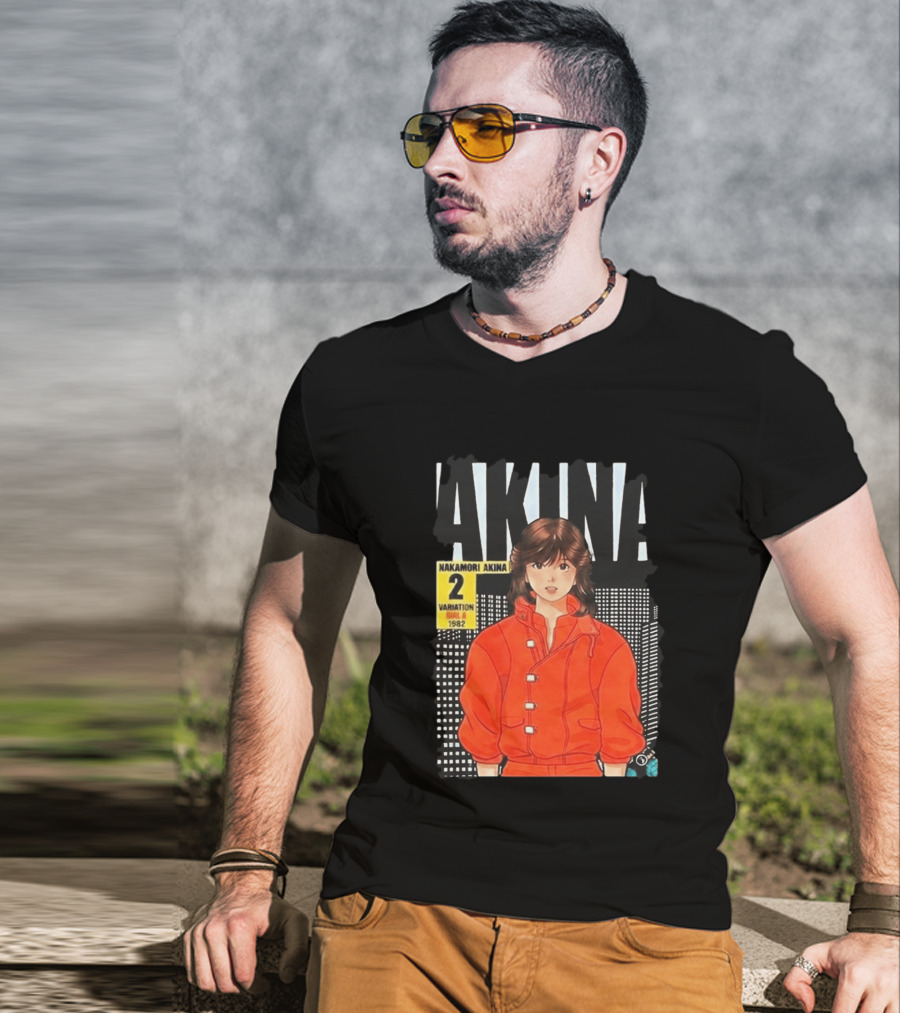 Nakamori Akina Variation Girl 2 1982 Anime Manga T-Shirt