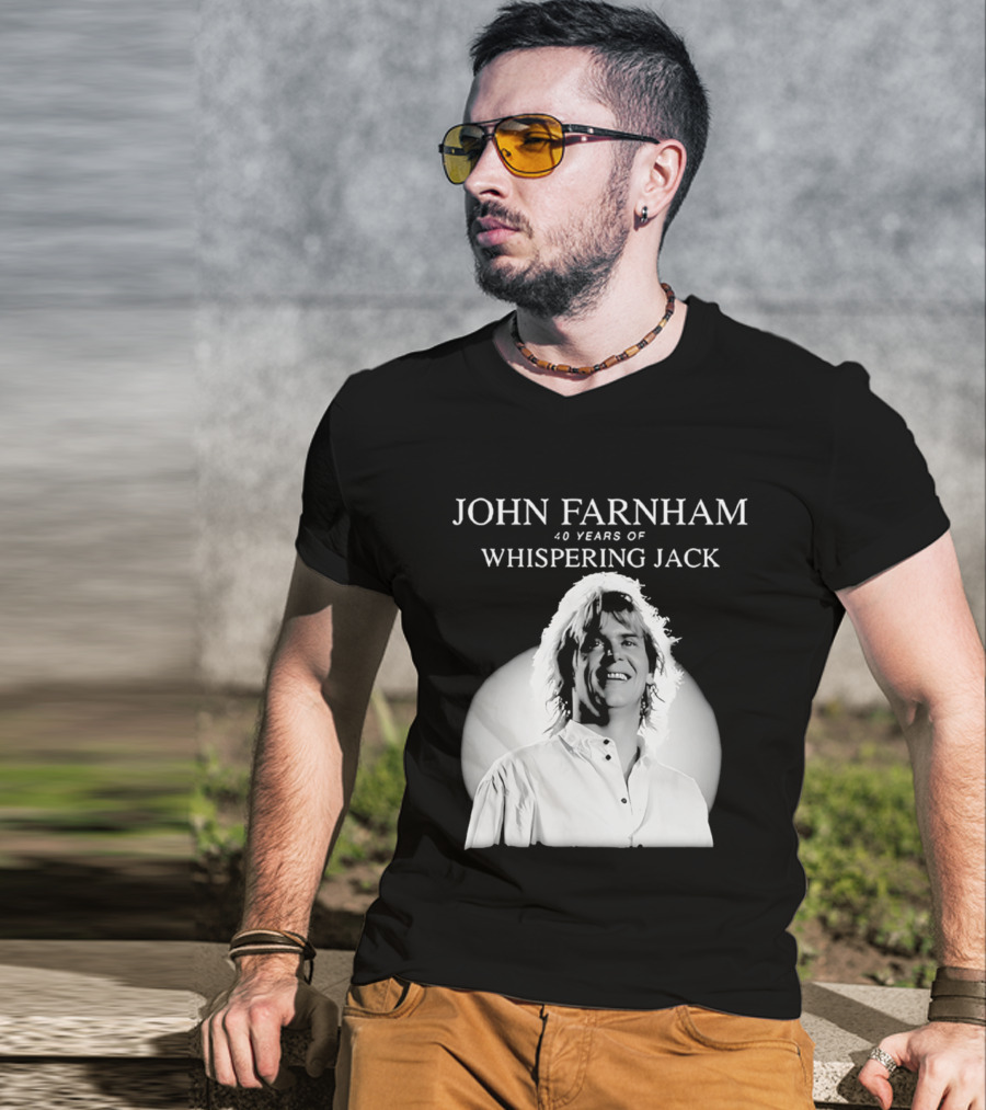 40 Years Of John Farnham Whispering Jack T-Shirt