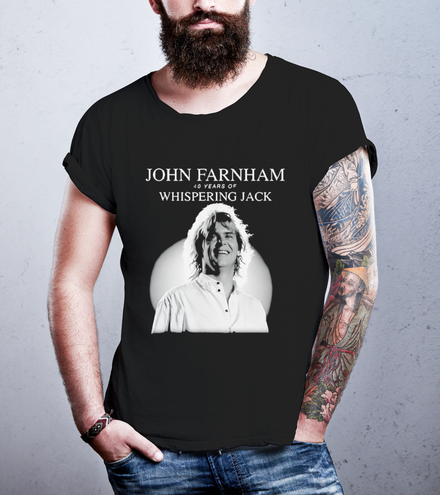 40 Years Of John Farnham Whispering Jack T-Shirt