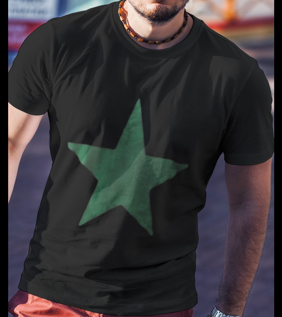 Justin Bieber World Star Imports Green Star T-Shirt