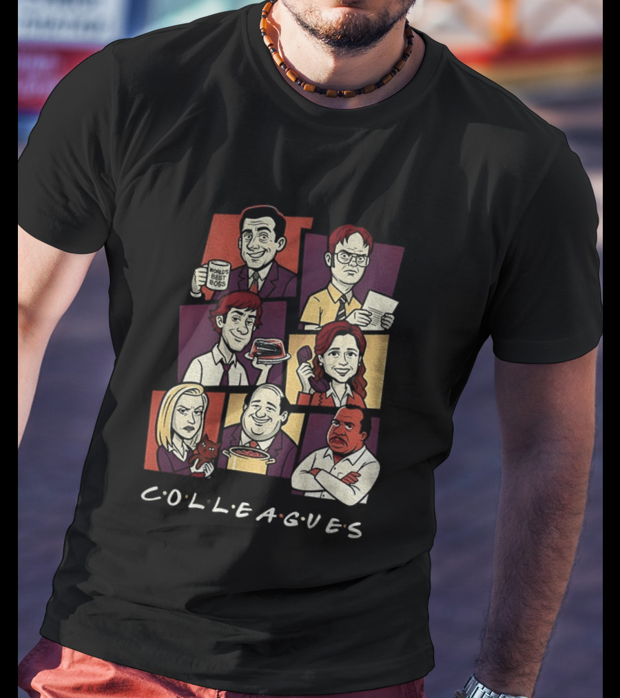 The Office Characters Colleagues Iconic TV Series Merch T-Shirt