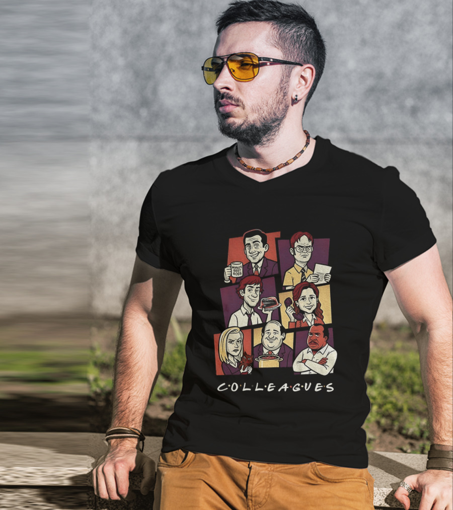 The Office Characters Colleagues Iconic TV Series Merch T-Shirt