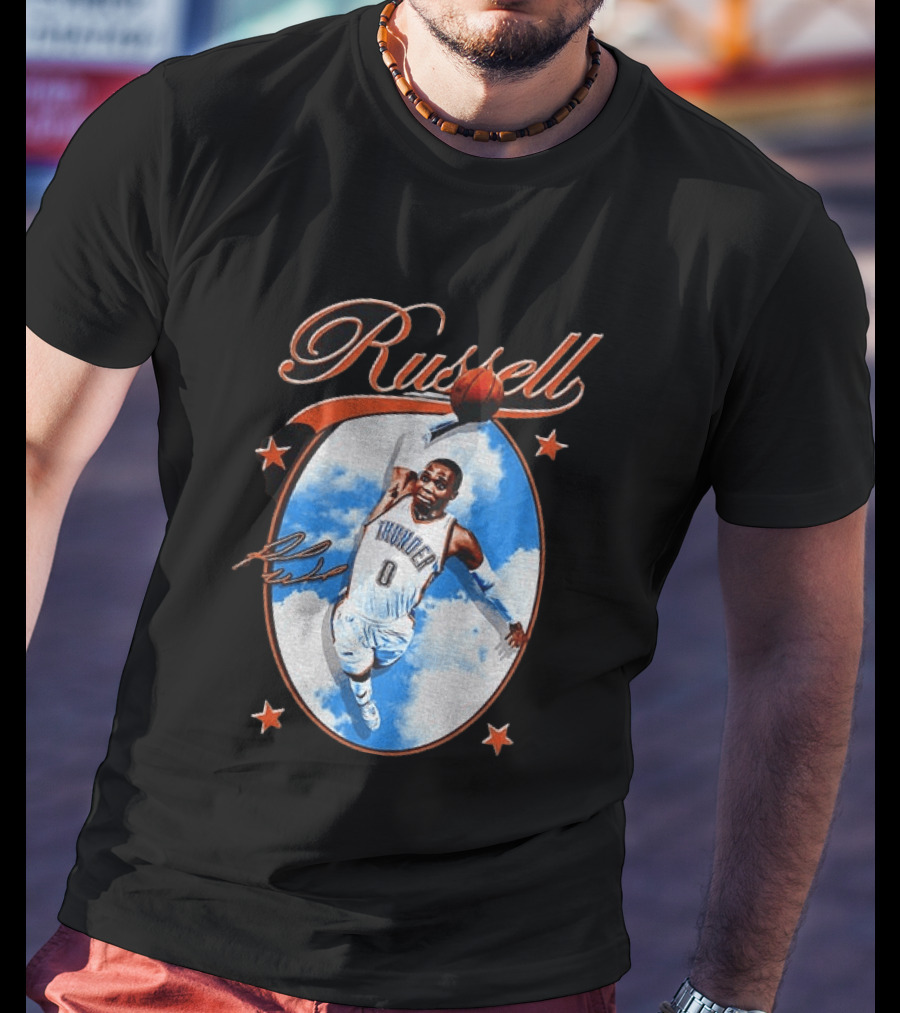 Russell Westbrook Thunder Basketball Legend T-Shirt