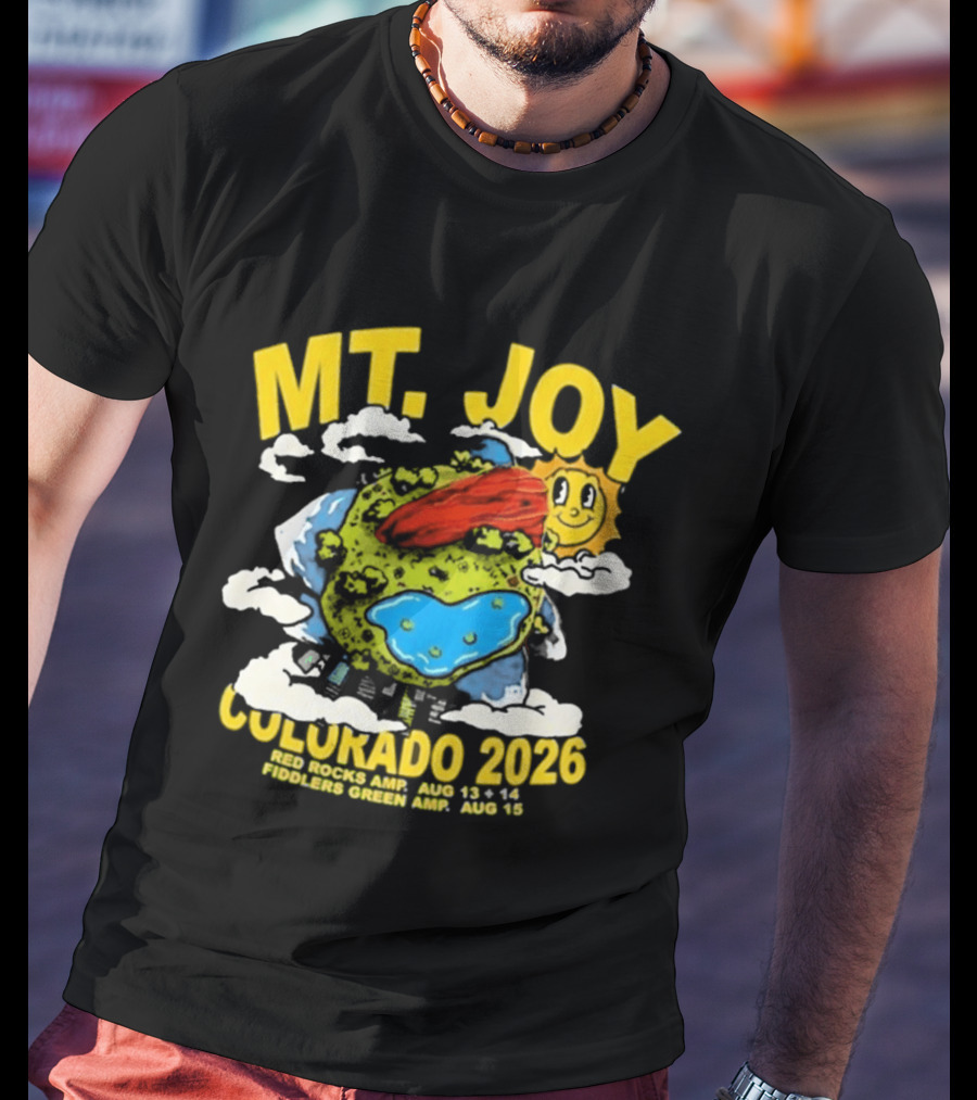 MT. Joy Colorado 2026 Red Rocks Amphitheatre August 13 Fiddler's Green August 15 T-Shirt
