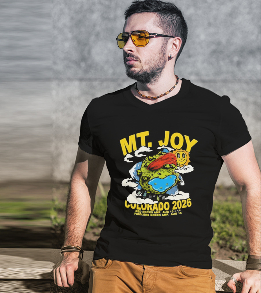 MT. Joy Colorado 2026 Red Rocks Amphitheatre August 13 Fiddler's Green August 15 T-Shirt
