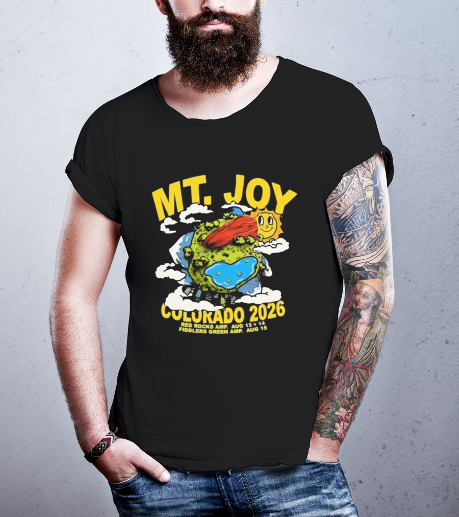 MT. Joy Colorado 2026 Red Rocks Amphitheatre August 13 Fiddler's Green August 15 T-Shirt