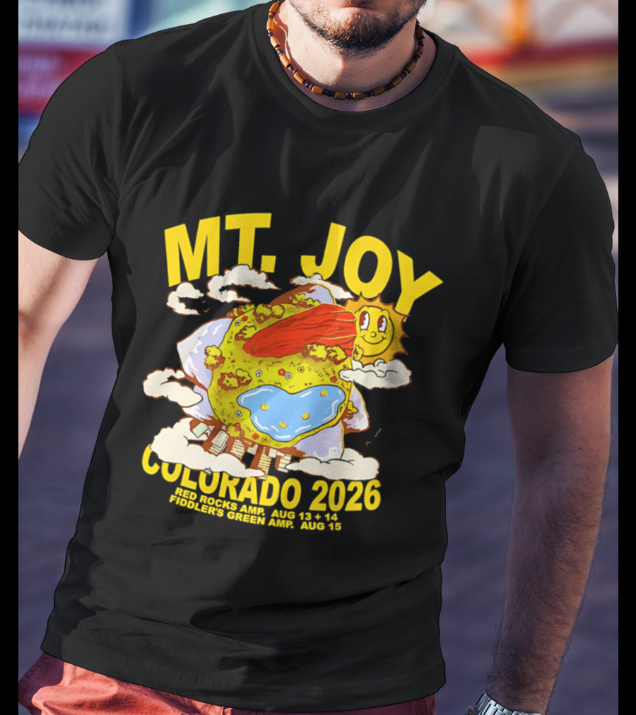 MT. Joy Colorado 2026 Red Rocks Amphitheater August 13 14 Fiddler's Green August 15 T-Shirt