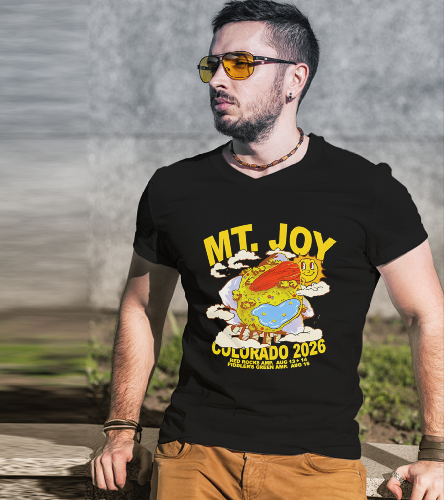 MT. Joy Colorado 2026 Red Rocks Amphitheater August 13 14 Fiddler's Green August 15 T-Shirt