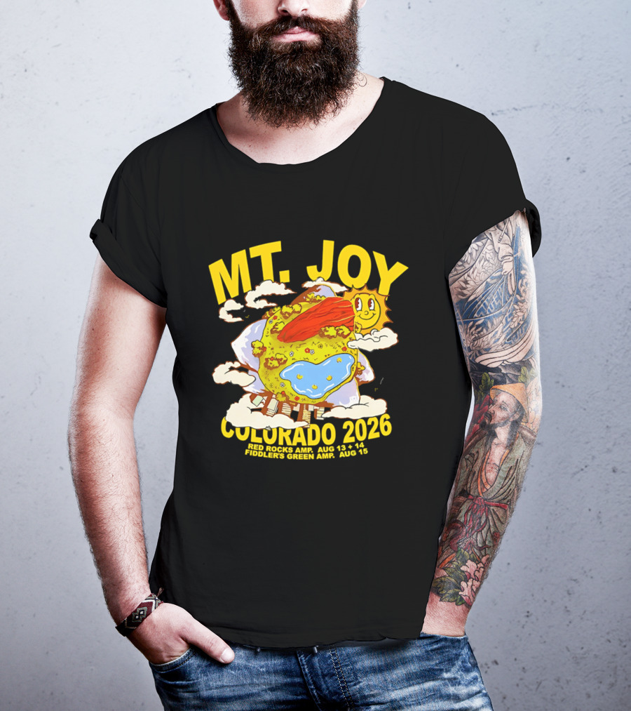 MT. Joy Colorado 2026 Red Rocks Amphitheater August 13 14 Fiddler's Green August 15 T-Shirt