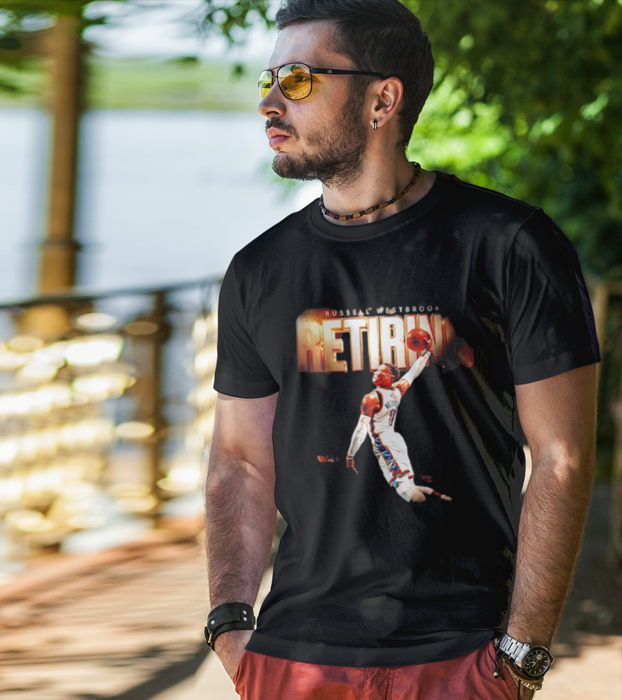 Russell Westbrook Retiring OKC Thunder Legend Dunk T-Shirt