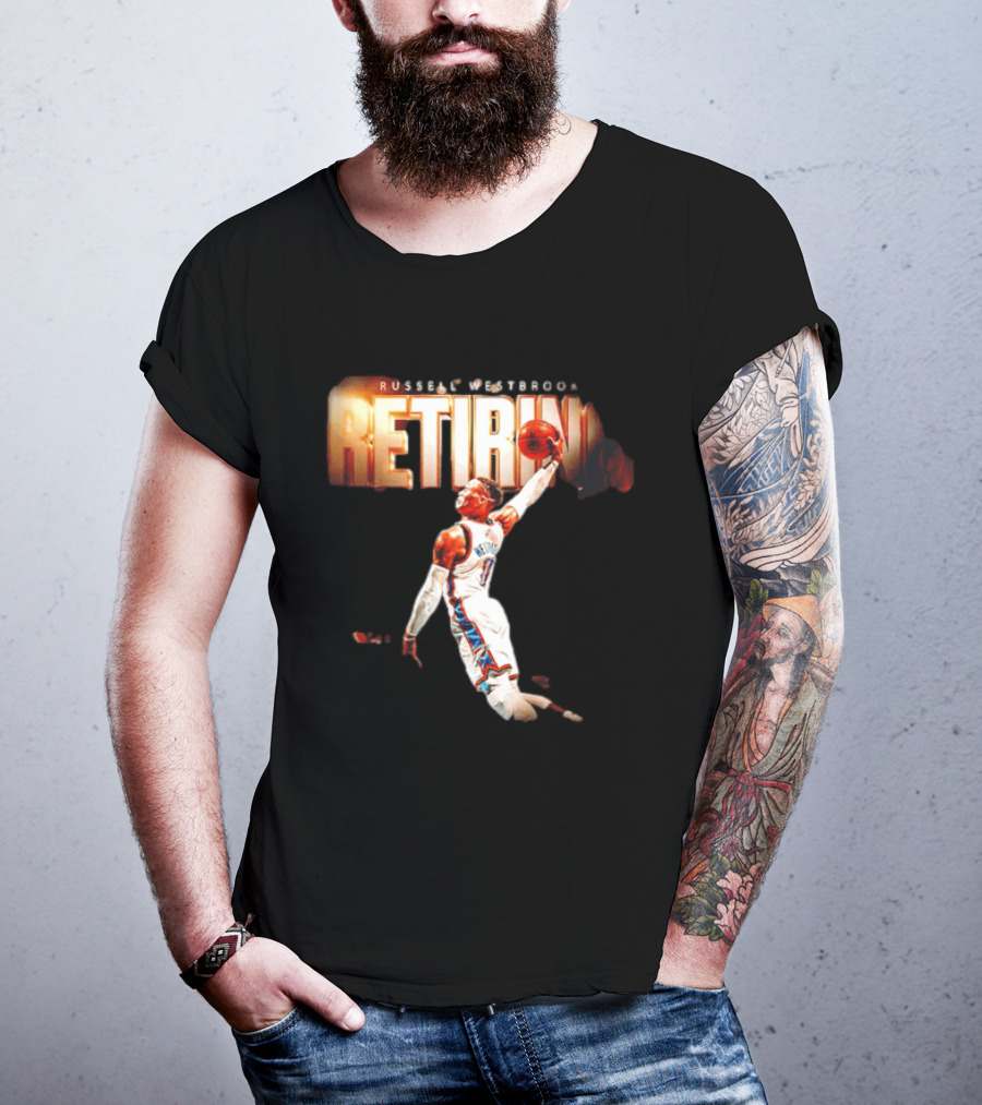 Russell Westbrook Retiring OKC Thunder Legend Dunk T-Shirt