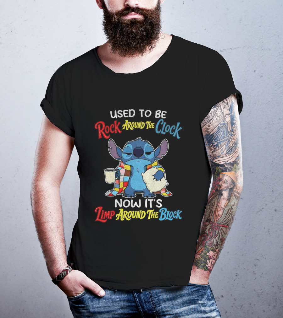 Stitch Used To Be Rock Around The Now It's Limp Around The Block T-Shirt