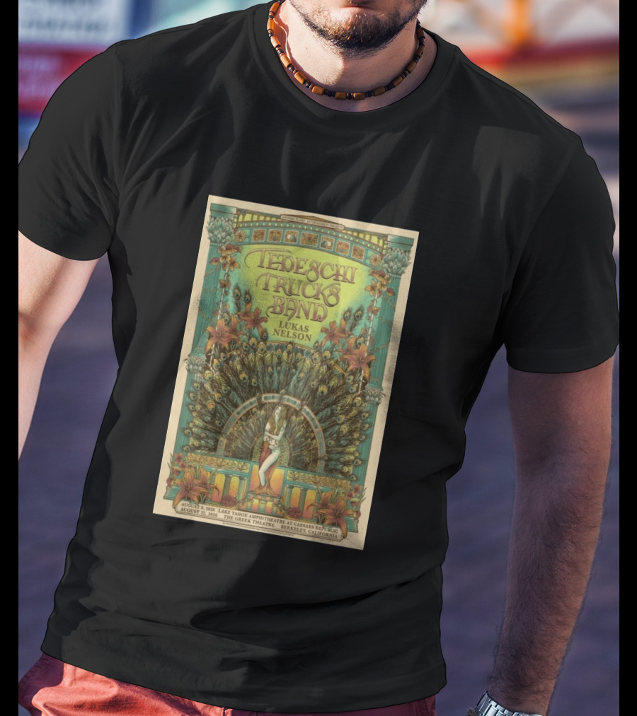 Tedeschi Trucks Band Lukas Nelson August 17 2026 The Greek Theatre Berkeley California T-Shirt