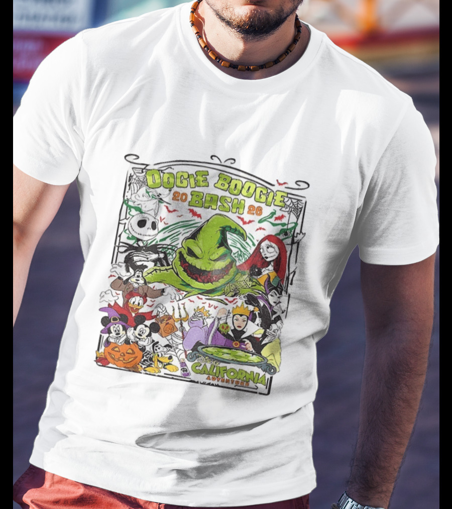 Oogie Boogie Bash 2026 Disney California Adventure Halloween Characters T-Shirt