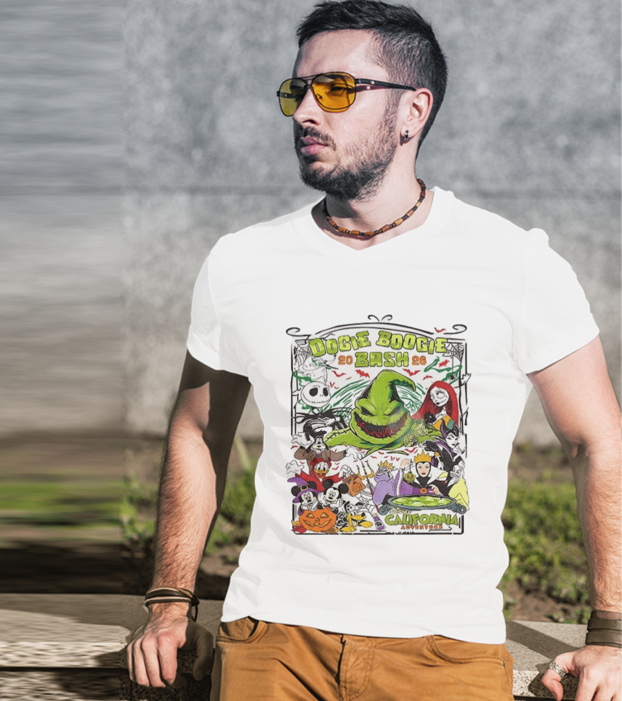 Oogie Boogie Bash 2026 Disney California Adventure Halloween Characters T-Shirt