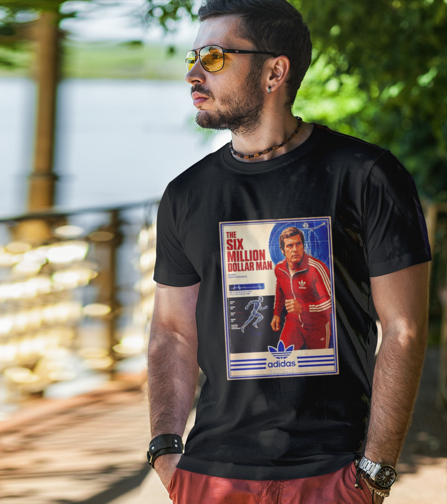 The Six Million Dollar Man Adidas Bionic Performance Originals T-Shirt