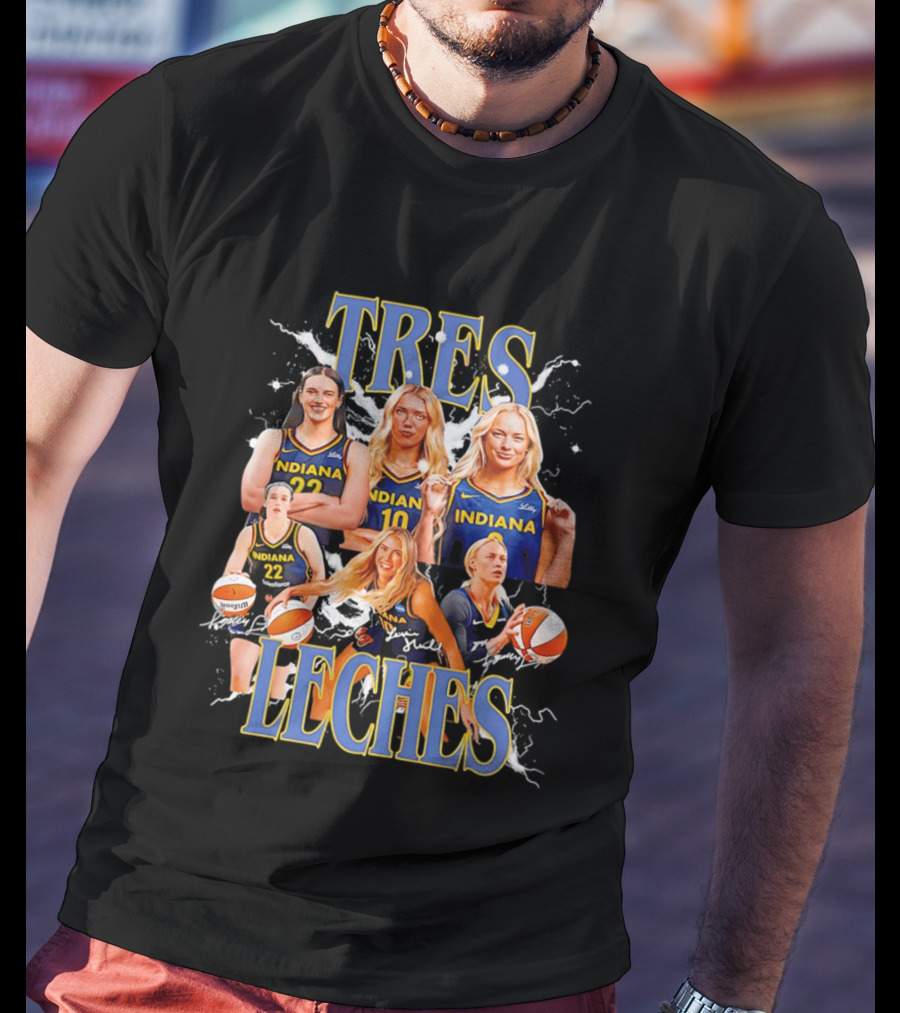 Indiana Fever Tres Leches Basketball Players T-Shirt