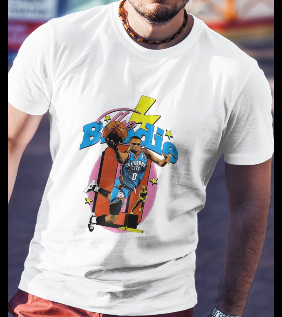 Russell Westbrook The Brodie Oklahoma City Thunder NBA Basketball T-Shirt