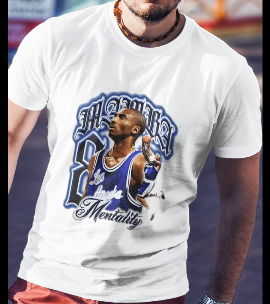 Kobe Bryant Mamba Mentality Los Angeles 8 Basketball T-Shirt