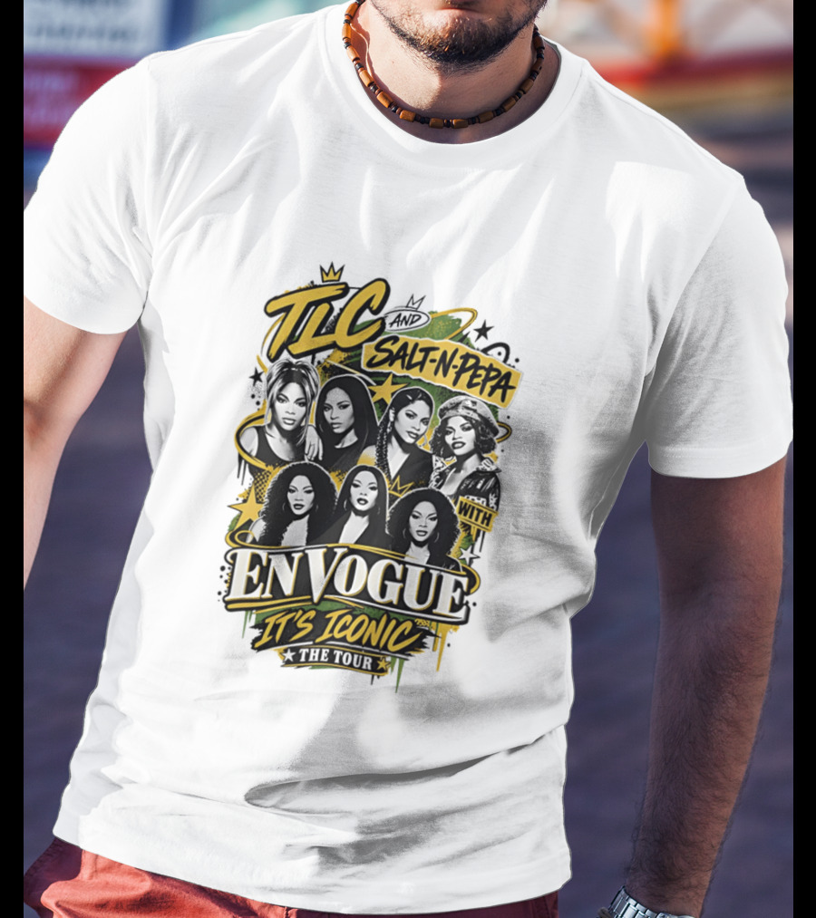 TLC Salt N Pepa En Vogue It's Iconic Tour T-Shirt