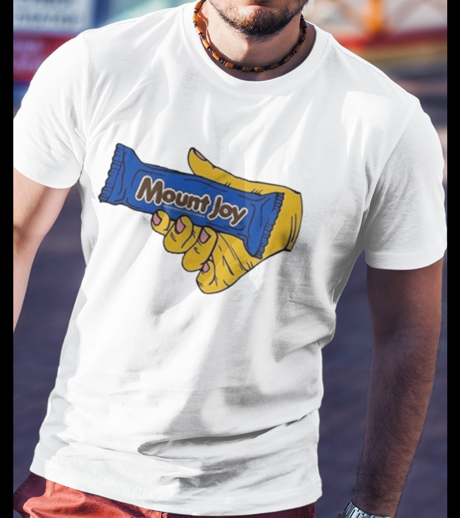 Mount Joy Candy Wrapper Hand Holding T-Shirt