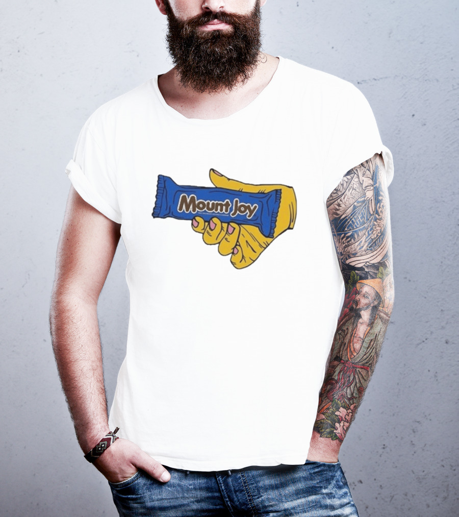 Mount Joy Candy Wrapper Hand Holding T-Shirt