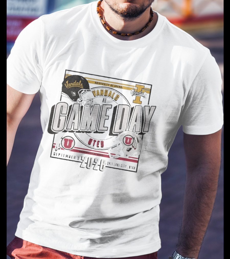 University Of Idaho Vandals At Utah Utes Game Day September 3 2026 Salt Lake City Utah T-Shirt