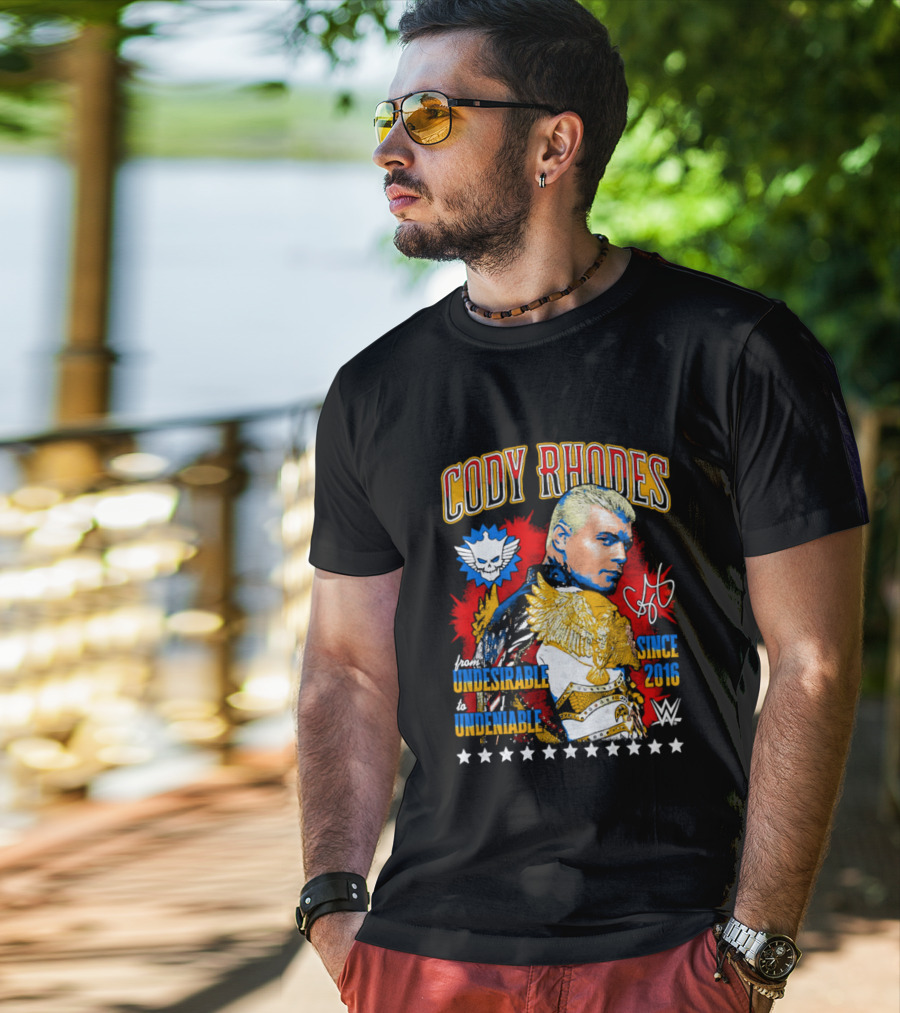 Cody Rhodes Unbreakable Since 2008 WWE Star Signature T-Shirt