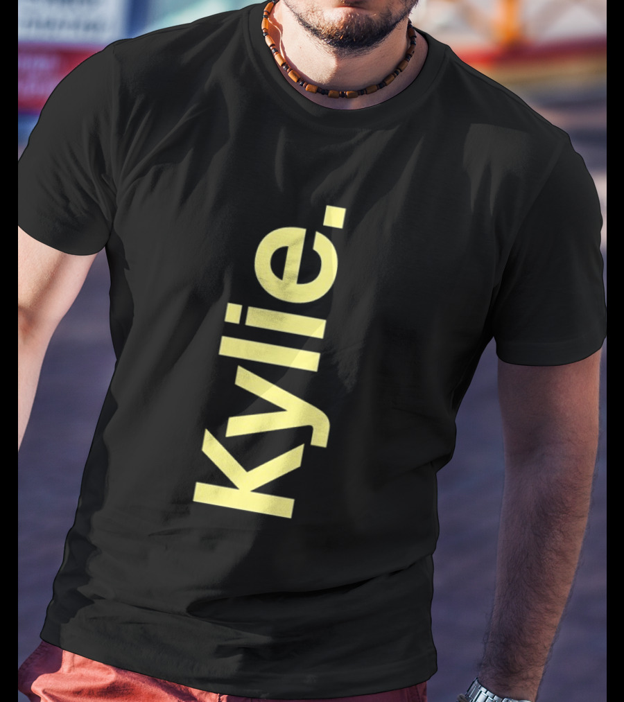 Kylie Minogue Vertical Yellow Kylie T-Shirt