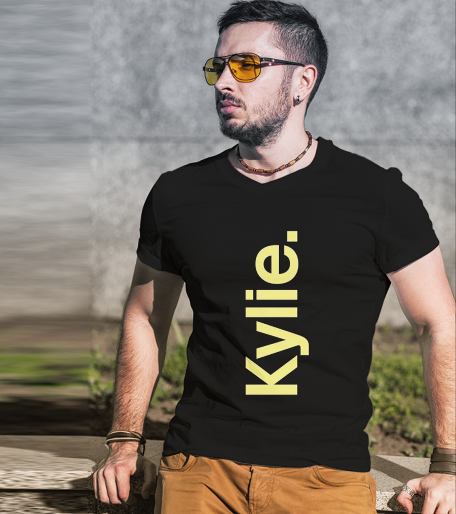 Kylie Minogue Vertical Yellow Kylie T-Shirt