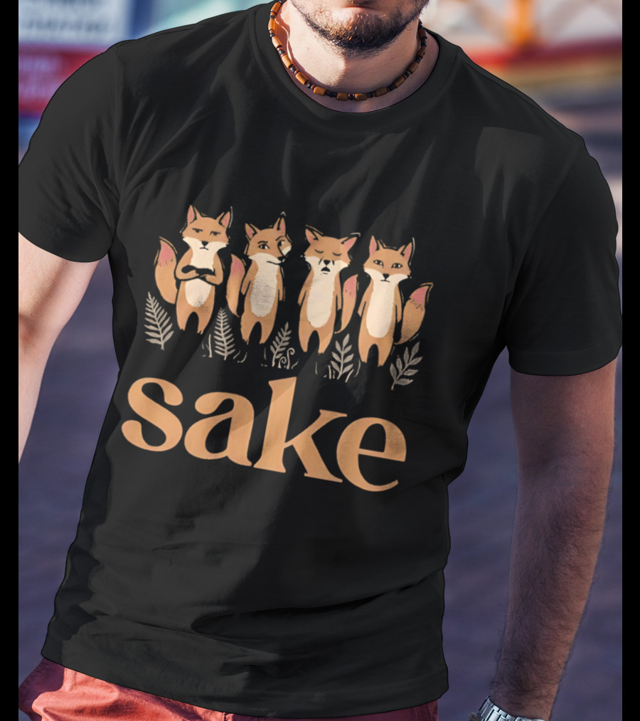 For Goodness Sake Foxes With Cute Woodland Animals And Nature T-Shirt