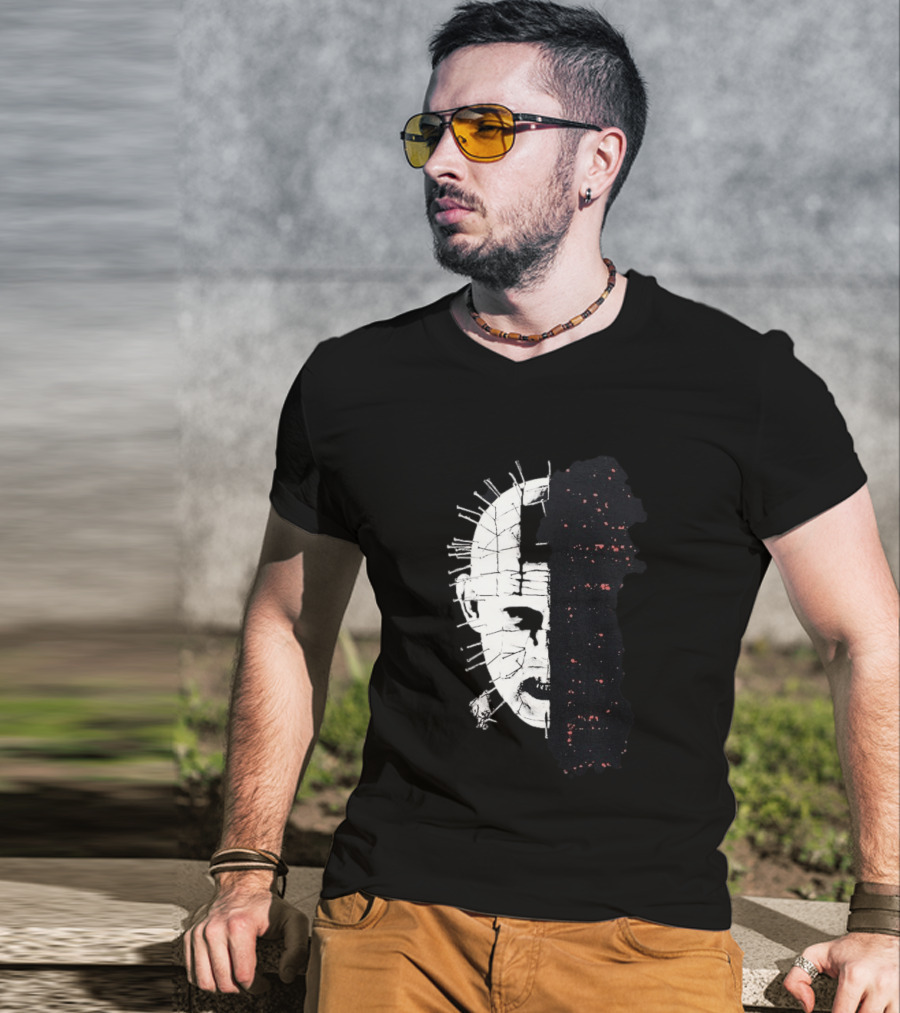 Halloween Horror Nights 2026 Hellraiser Pinhead Split T-Shirt