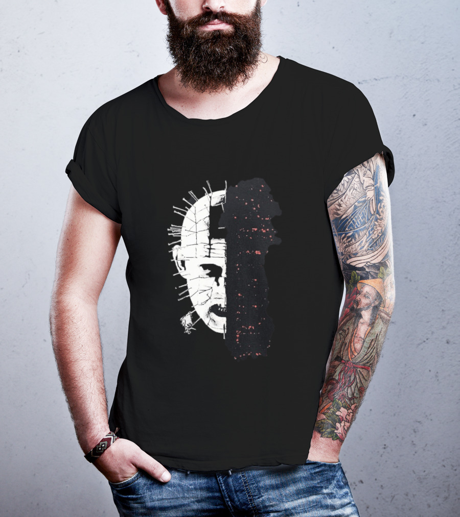 Halloween Horror Nights 2026 Hellraiser Pinhead Split T-Shirt