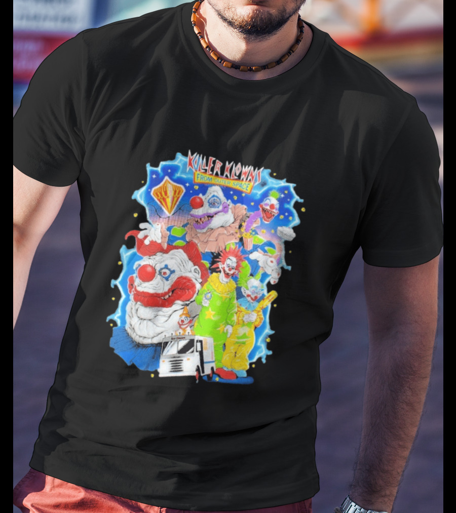 Killer Klowns From Outer Space Halloween Horror Nights 2026 Theme Park Journey T-Shirt