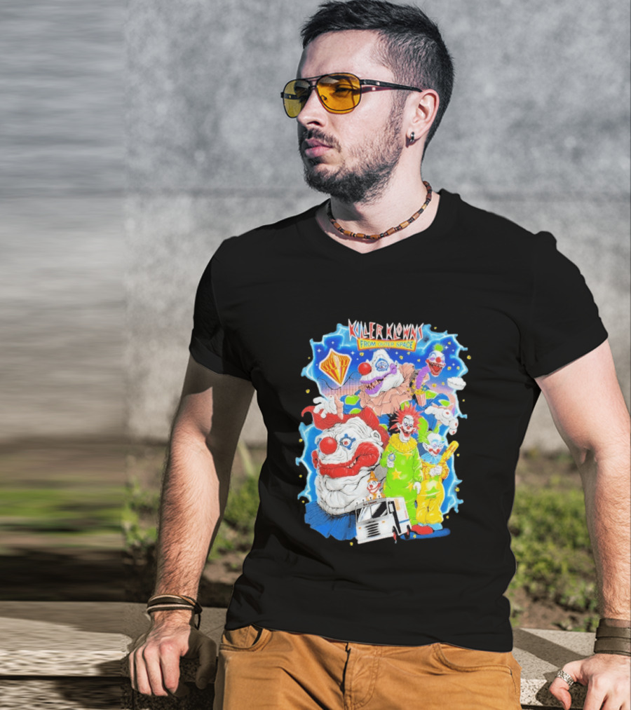 Killer Klowns From Outer Space Halloween Horror Nights 2026 Theme Park Journey T-Shirt