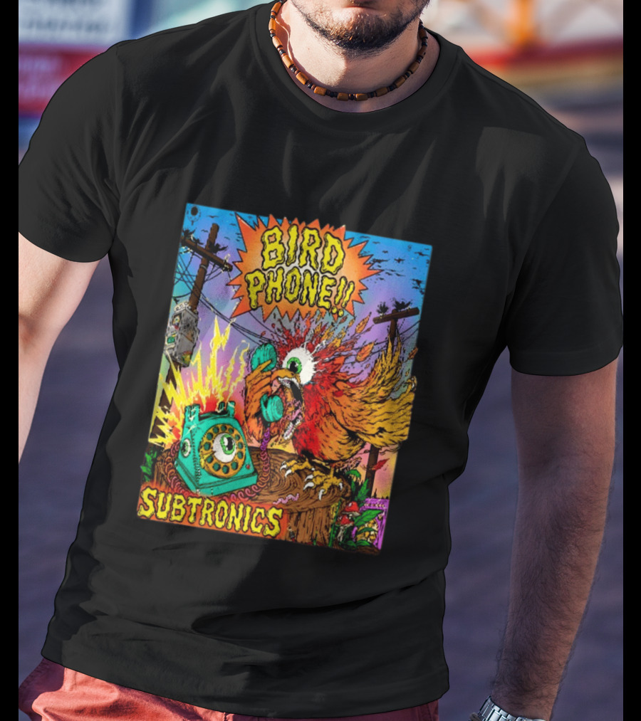 SUBTRONICS Bird Phone 2026 Friday Explosion T-Shirt