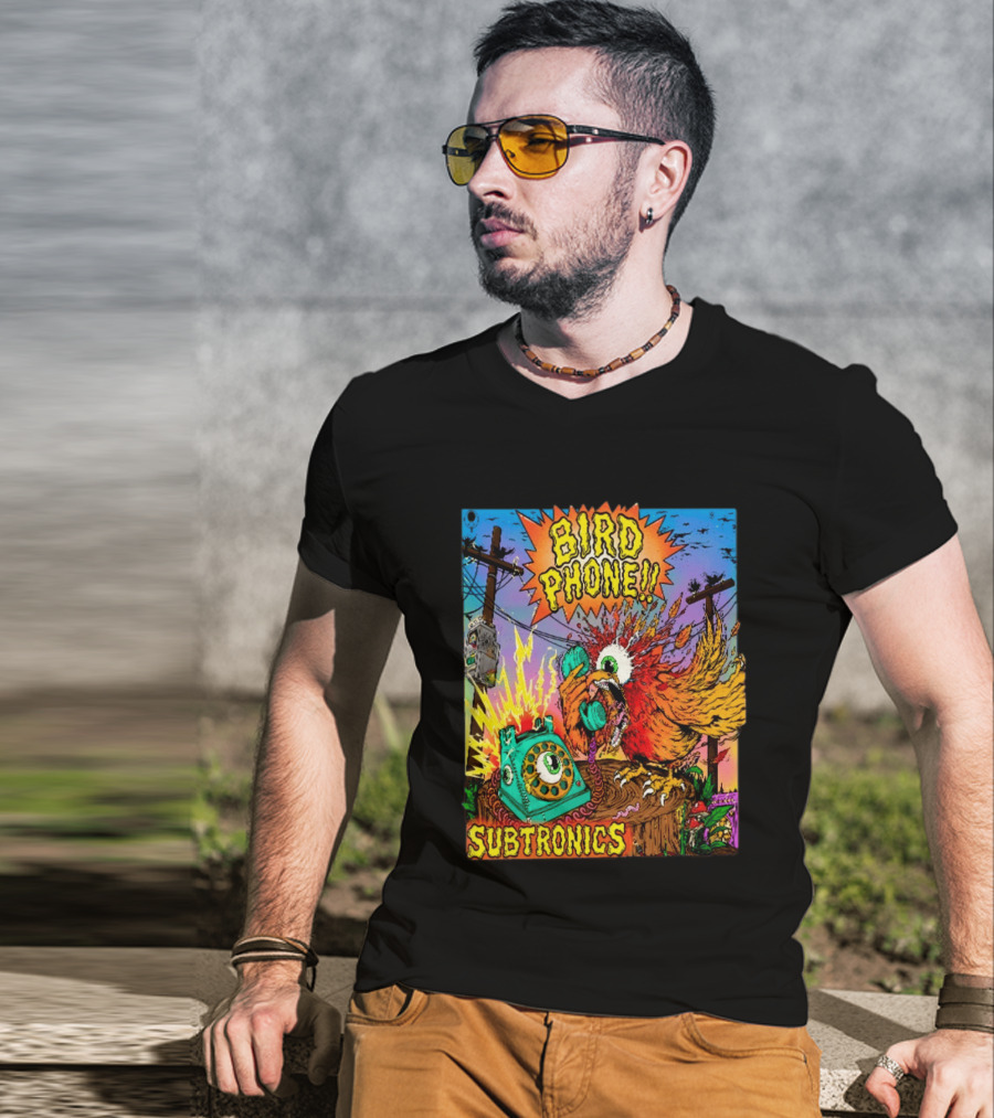 SUBTRONICS Bird Phone 2026 Friday Explosion T-Shirt