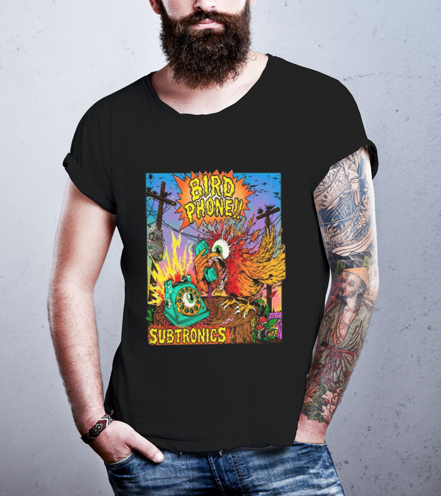 SUBTRONICS Bird Phone 2026 Friday Explosion T-Shirt